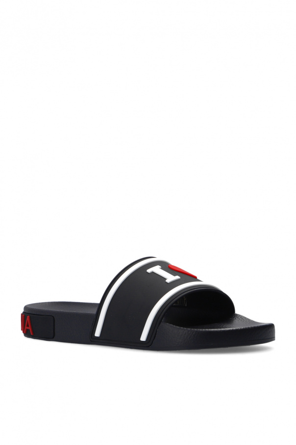 Dolce & Gabbana Slides with logo | Women's Shoes
